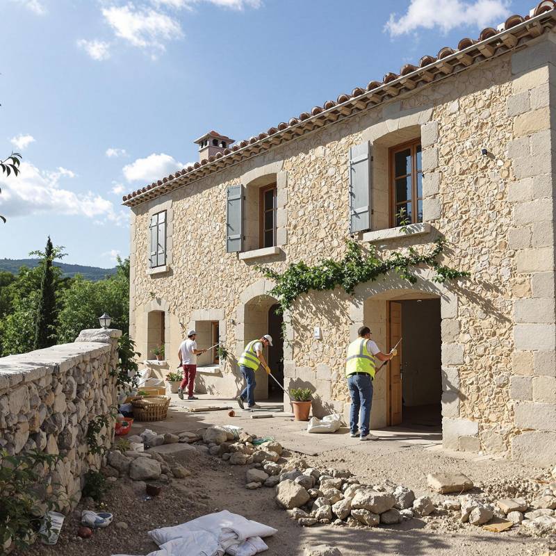 nettoyage-fin-de-chantier-maison-provencale